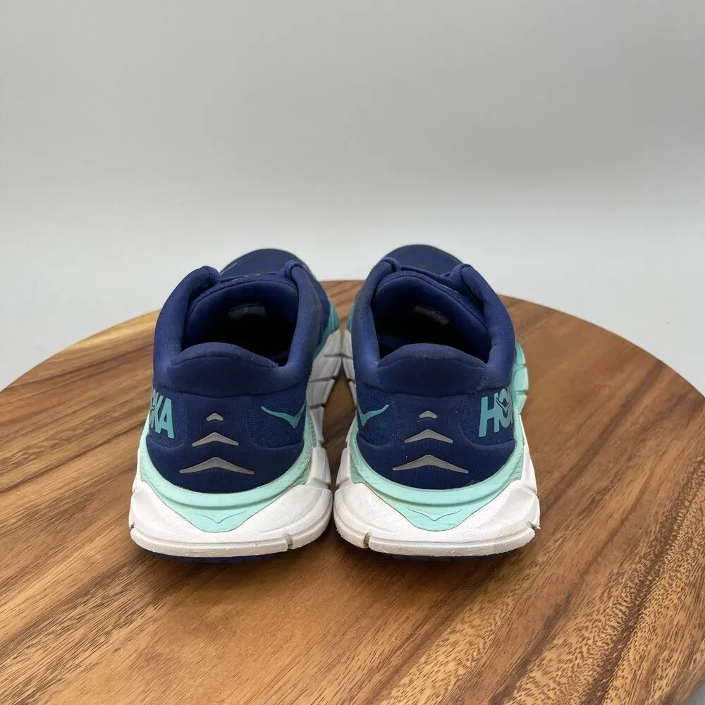Hoka One One Arahi 6 Shoes Womens Size 8.5 B Blue Running Comfort Walking Gym